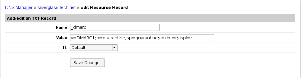 Linode DNS Manager add TXT record Linode DNS Manager add TXT record