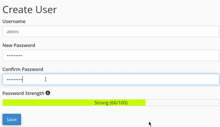 Select a secure password to protect the directory. Select a secure password to protect the directory.