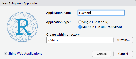 Create New Shiny App Create New Shiny App
