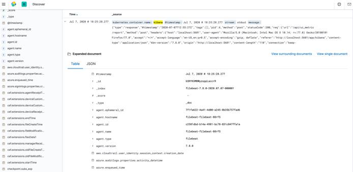 Kibana Log Document Kibana Log Document