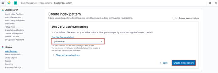 Kibana Create Index Pattern Kibana Create Index Pattern
