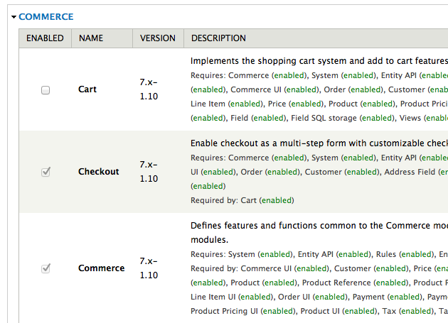 Drupal Modules Page. Drupal Modules Page.