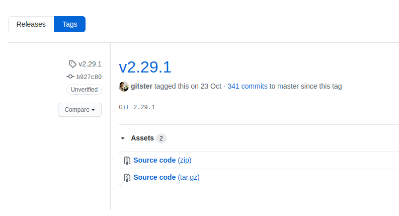Git release page. Git release page.
