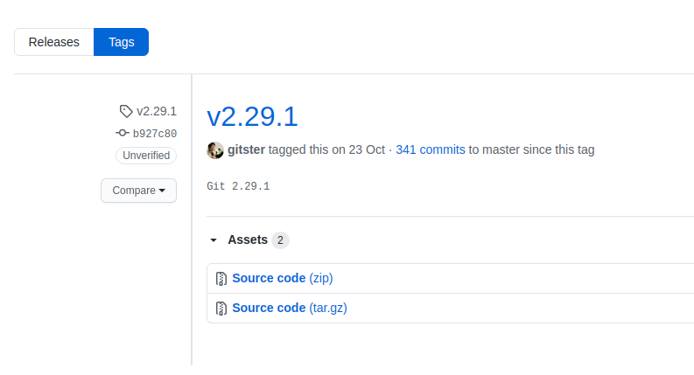 Git release page. Git release page.