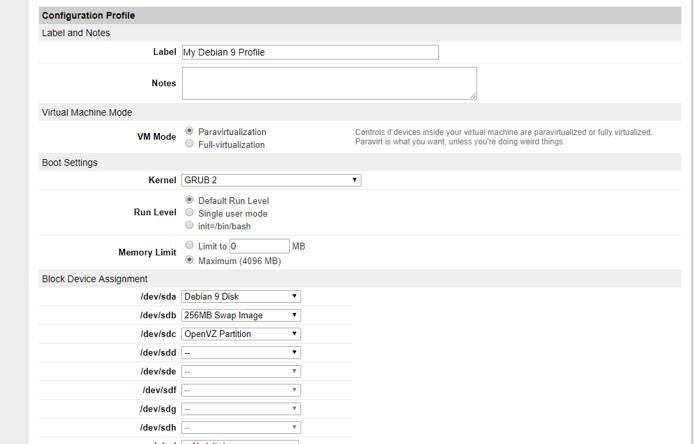 Linode Manager - Block Device Assignment Linode Manager - Block Device Assignment
