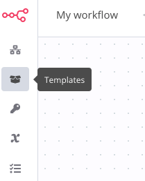 Choose the Templates Option Choose the Templates Option