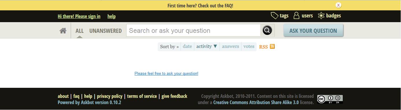 access askbot on web browser access askbot on web browser
