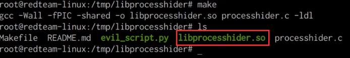 make command output make command output