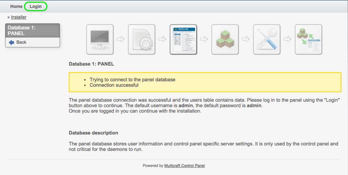 Multicraft Panel Database Connection. Multicraft Panel Database Connection.