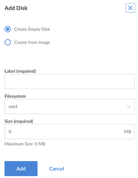 Creating a receiving Linode Creating a receiving Linode