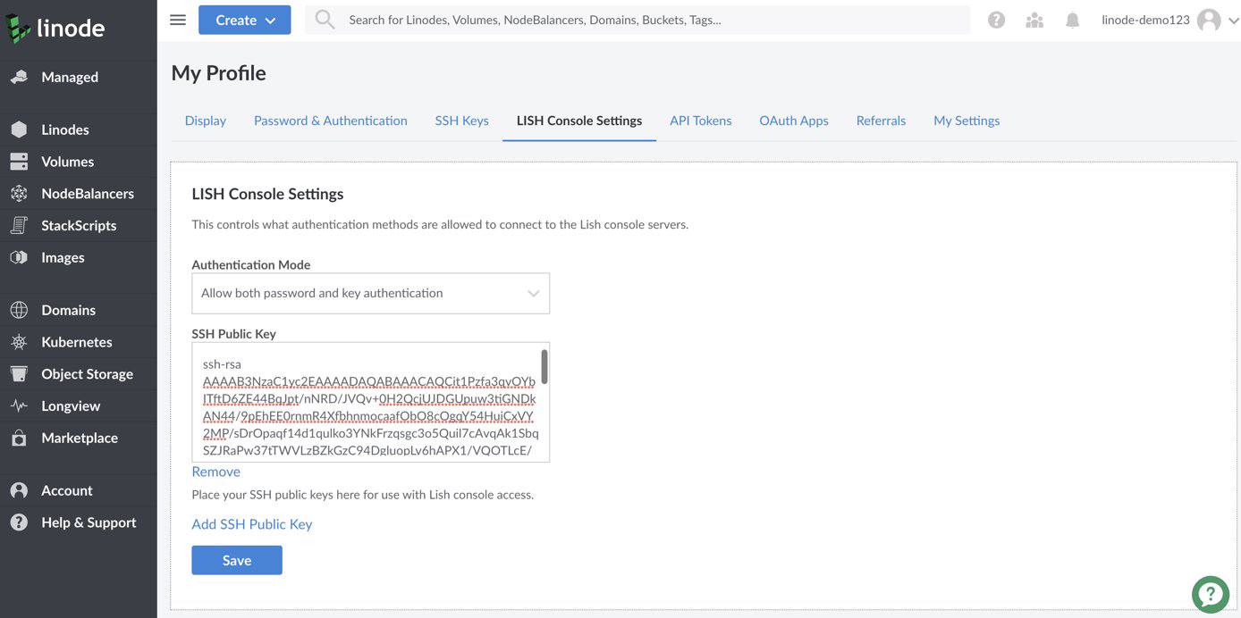 Add your public ssh key Add your public ssh key