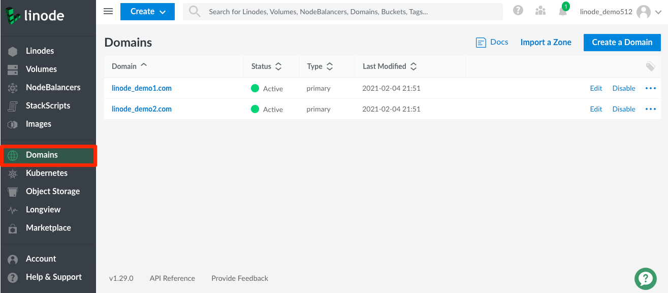 Cloud Manager Domains Cloud Manager Domains